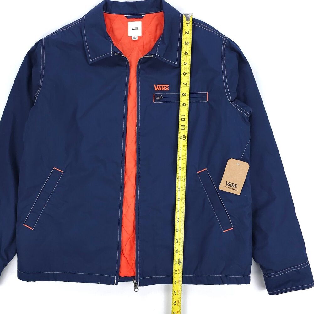 NWT Vans Pro Stitched Workwear Chore Jacket Streetwear Grunge 90s Y2k Urban Navy - Picture 4 of 8
